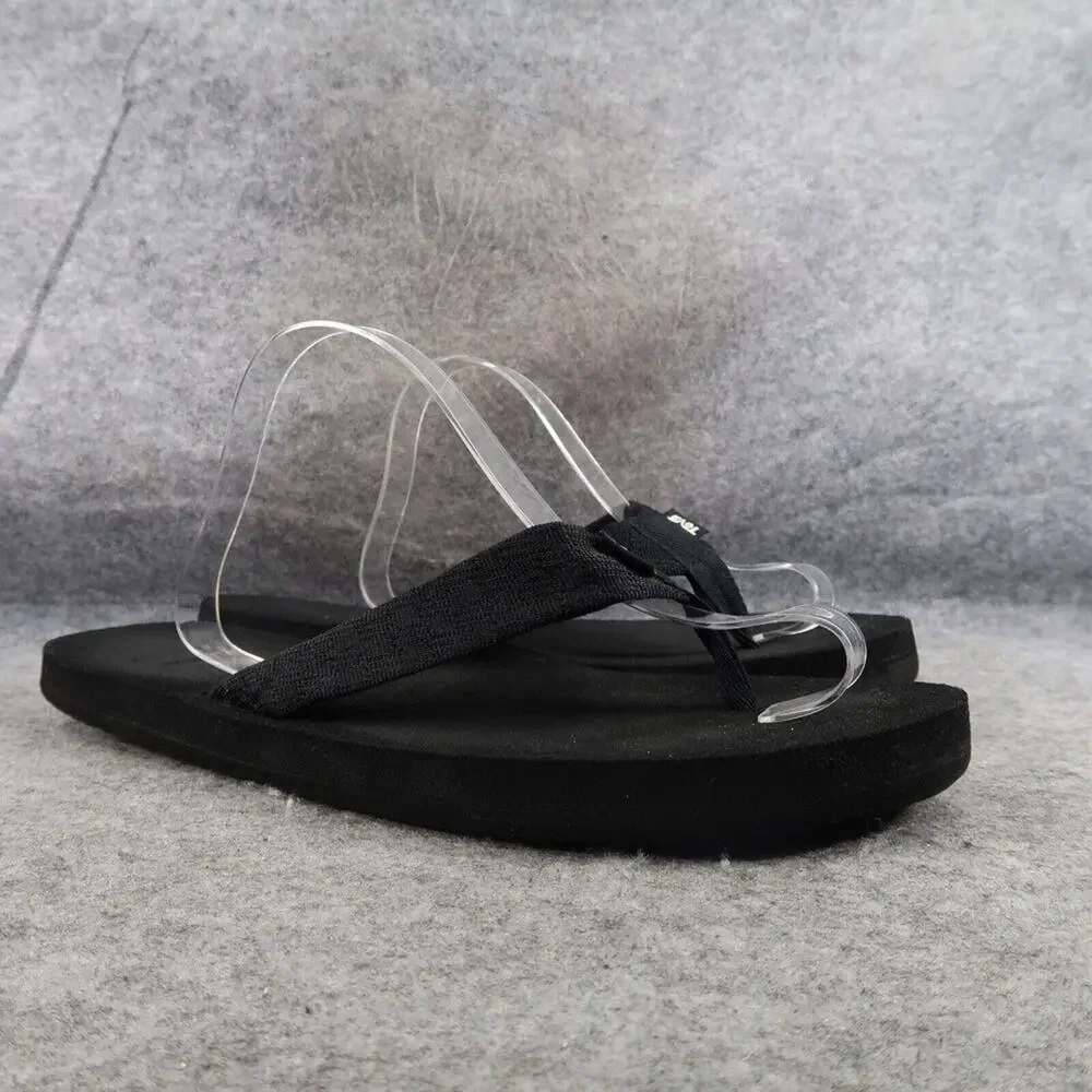 Teva Shoes Mens 13 Sandals Flip Flop Mush II Slip On Active Casual Comfort Black